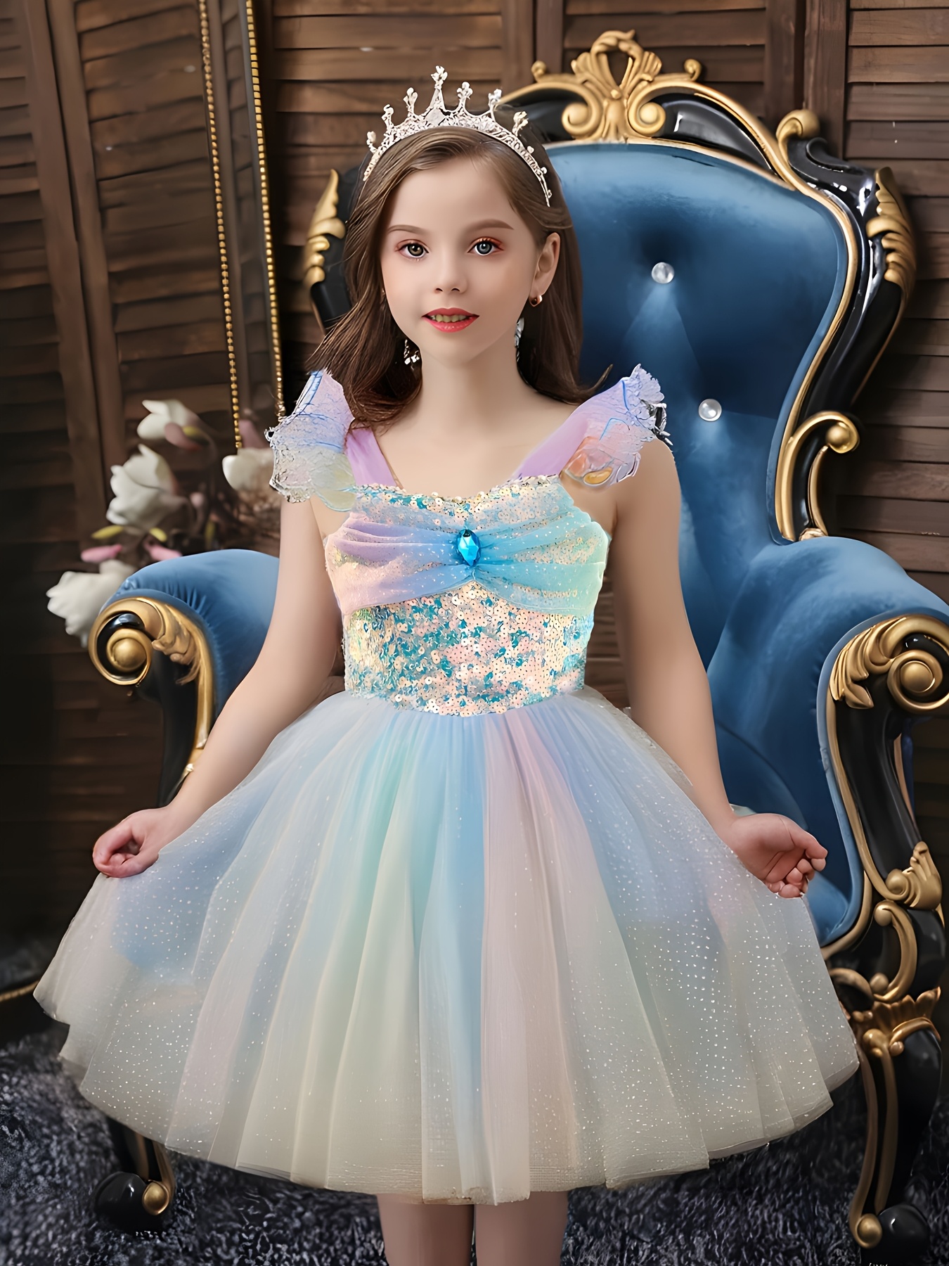 long sleeve two piece mermaid prom dress LF 7828