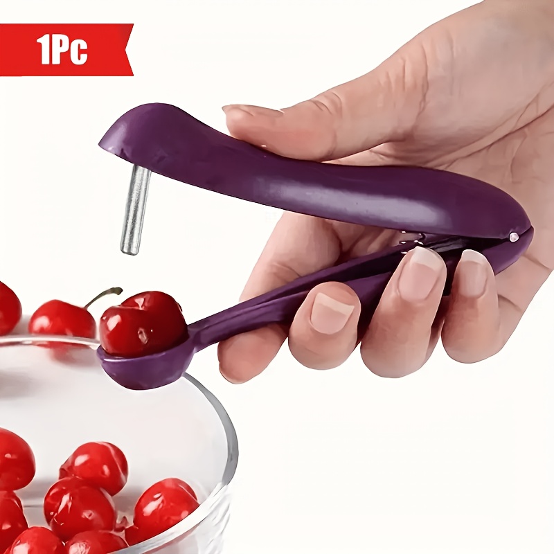1pc Easy-to-use Cherry And Olive Pitter - Cherry Pitter, , Seed Remover, Red Date Pitter, Cherry Pitting Tool - Kitchen Gadget, For 4 Holidays, Fruit And Vegetable Nuclear Remover