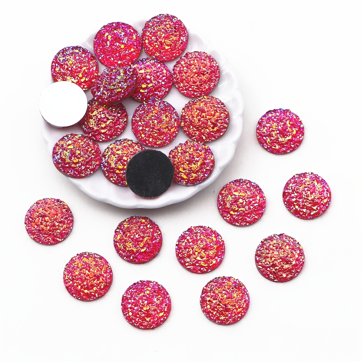 100pcs Resin Rhinestone Crystal Clusters for Handmade Jewelry