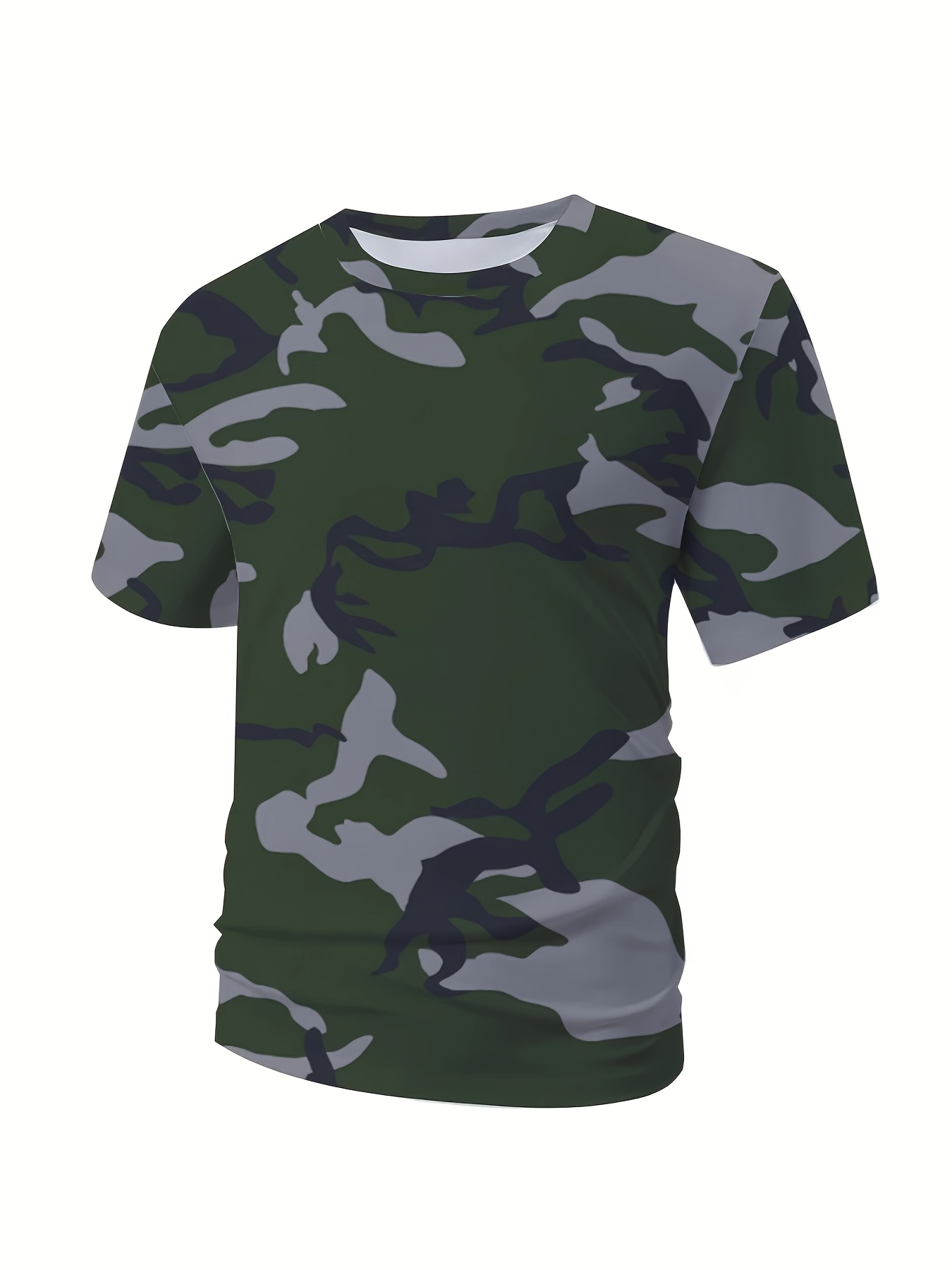 Camiseta De Camuflaje Táctico Para Hombre, Uniforme Militar | Cuotas