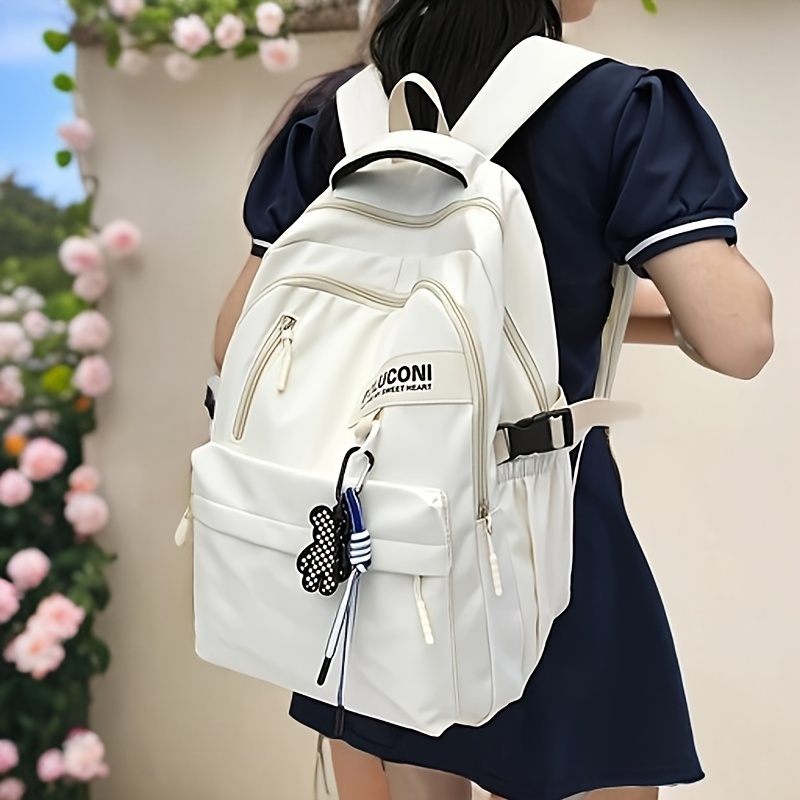 TEMU 1pc Simple Fashion Waterproof Backpack, Casual Travel Backpack