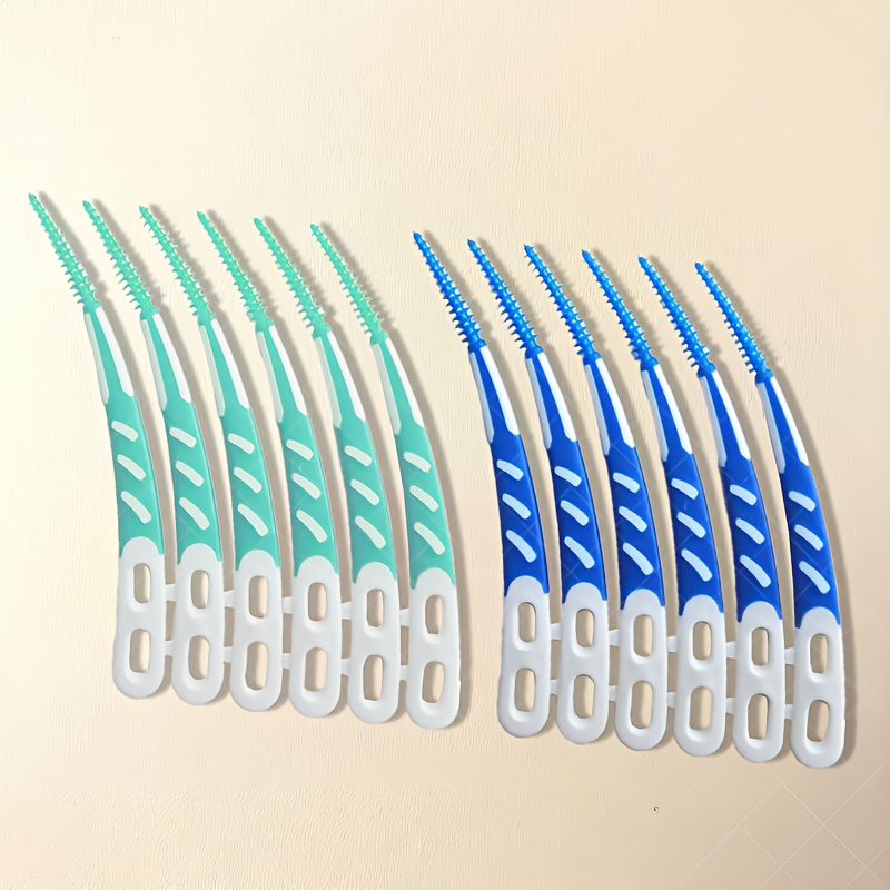 72 Count Mint Flavored L-Shaped Dental Floss Picks
