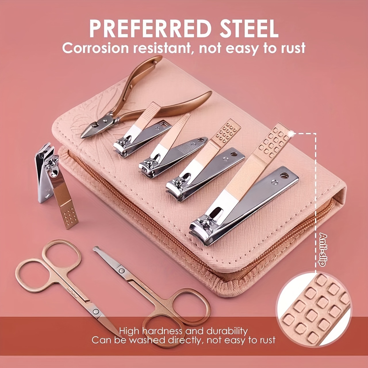 30 in 1 luxury manicure kit professional nail care tools set unscented non electric ideal for office home travel no battery required does not include nail glue or powder details 1