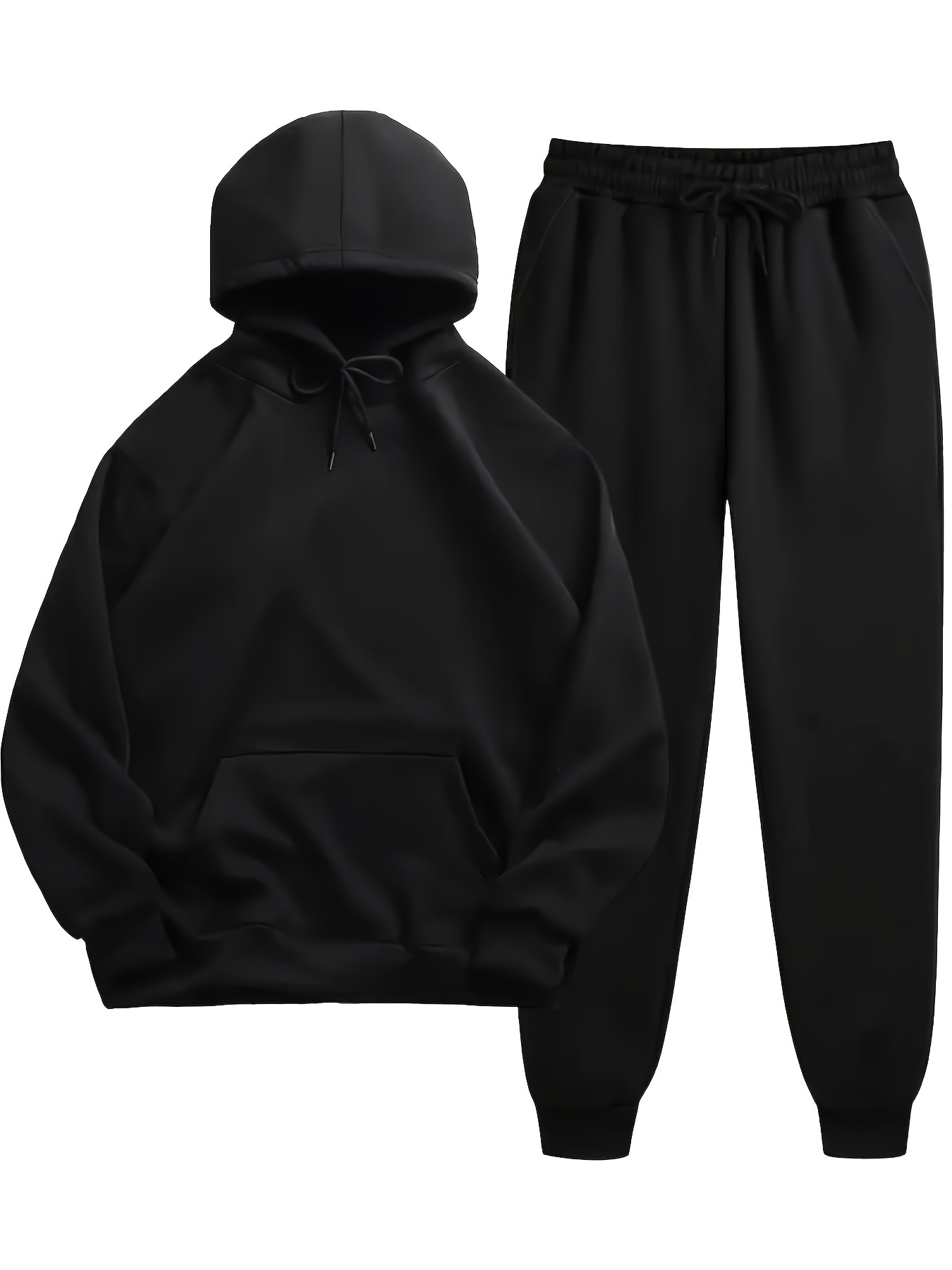 Men's Cotton Jersey Pajama Set | Long sleeve Crewneck