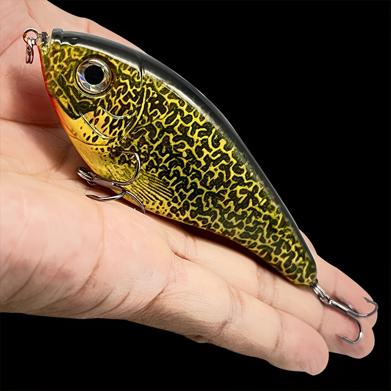 TEMU 1pc Lifelike 36g Sinking Hard Bait For Freshwater & Saltwater Fishing - Versatile For , Trout, Salmon & More