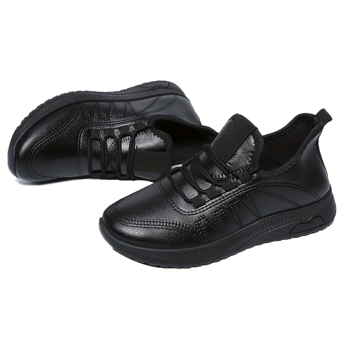 work shoes women comfortable soft sole black Temu
