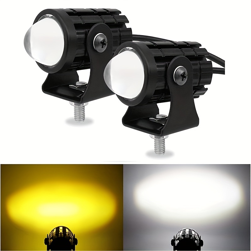 TEMU 2pcs Bright 24w Led Light 20000lm Truck Atv Off-road Suv Driving Work Light Dc9-80v