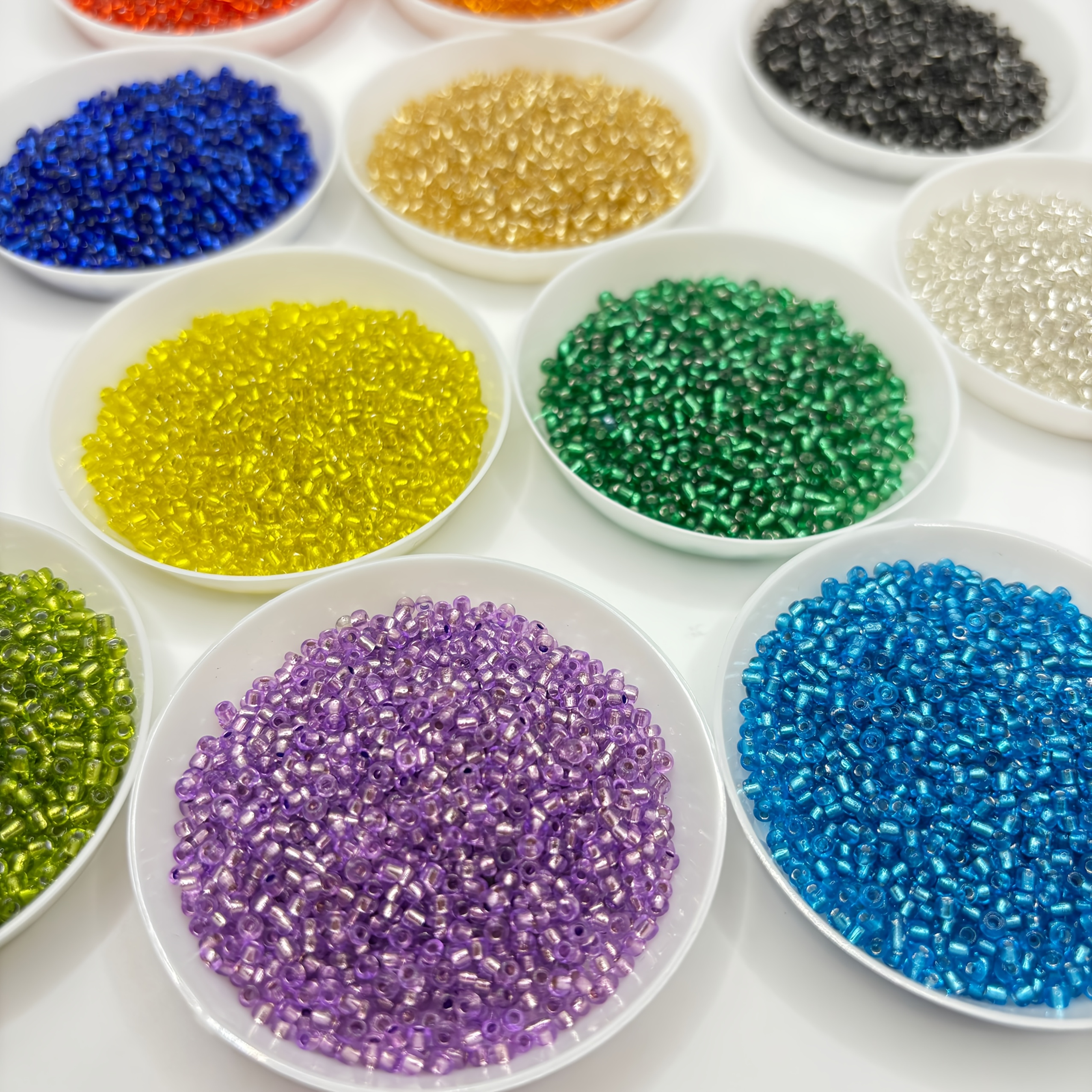 12000 2mm Mini Seed Glass Beads for DIY Jewelry Making