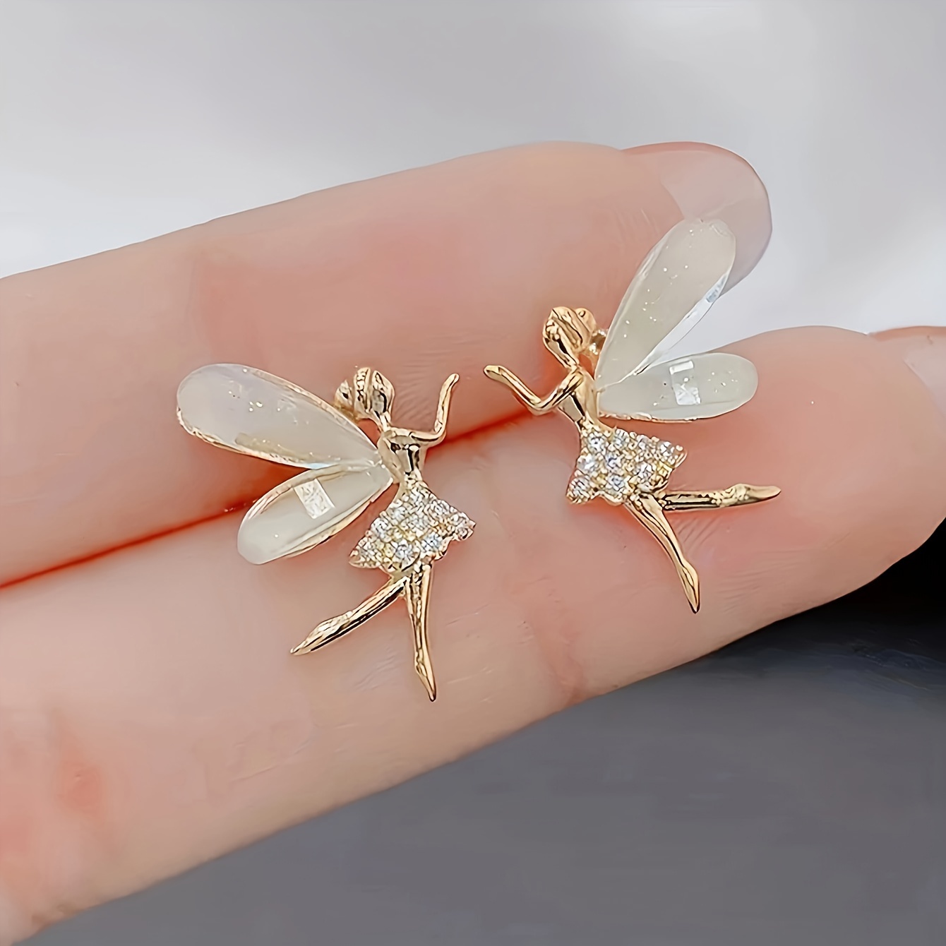 

Boucles D'oreilles Style Coréen Avec Des Fées Fleuries, Mignonnes Et Simples, Bijoux De Style Cartoon Pour Femmes À Porter Au Quotidien