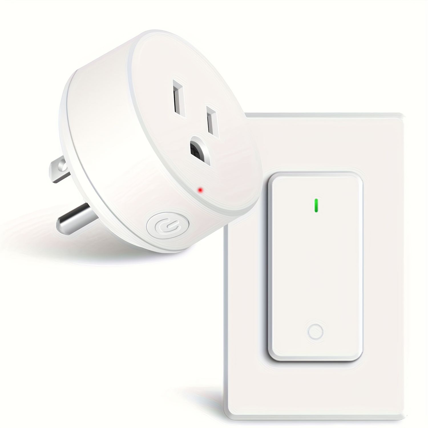 remote switch outlet remote control outlet plug with switch wireless on off light switch wall mounted 15a 1500w tuv list no wiring needed 500ft rf range for lamp fans household appliances fathers day gifts