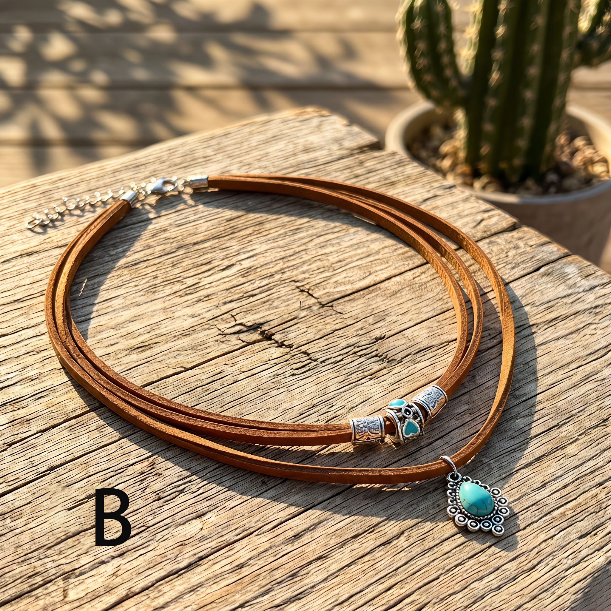 TEMU 1pc Bohemian Women Necklace, Ethnic Retro Neck Ornament, Premium Jewelry For Vacation, Party, Daily Wear & Gifting