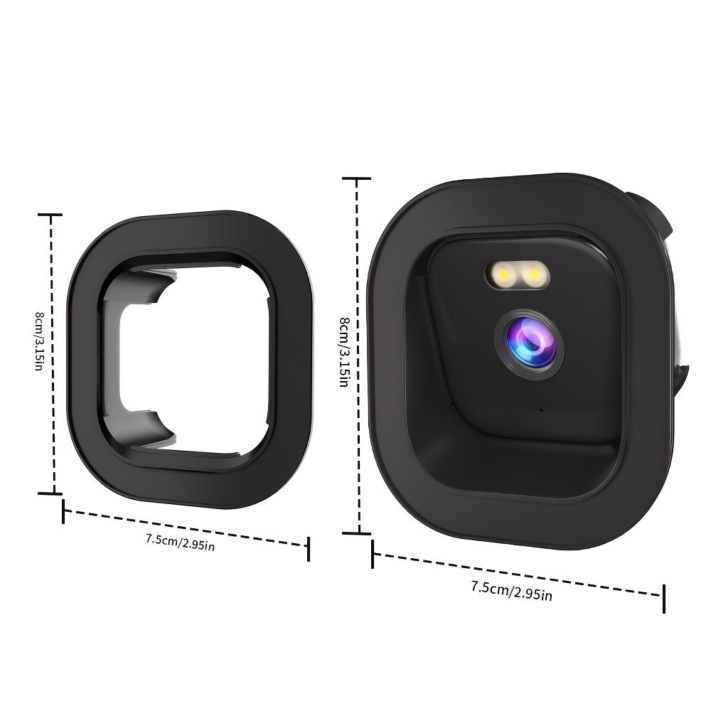 Image of A Black 3mp Window Camera, Dual-band 5ghz And 2.4ghz Wifi Indoor Cameras For With Ai Starlight Color Night Vision, Ai Person And Motion Detection, Easy And , 24/7 Recording