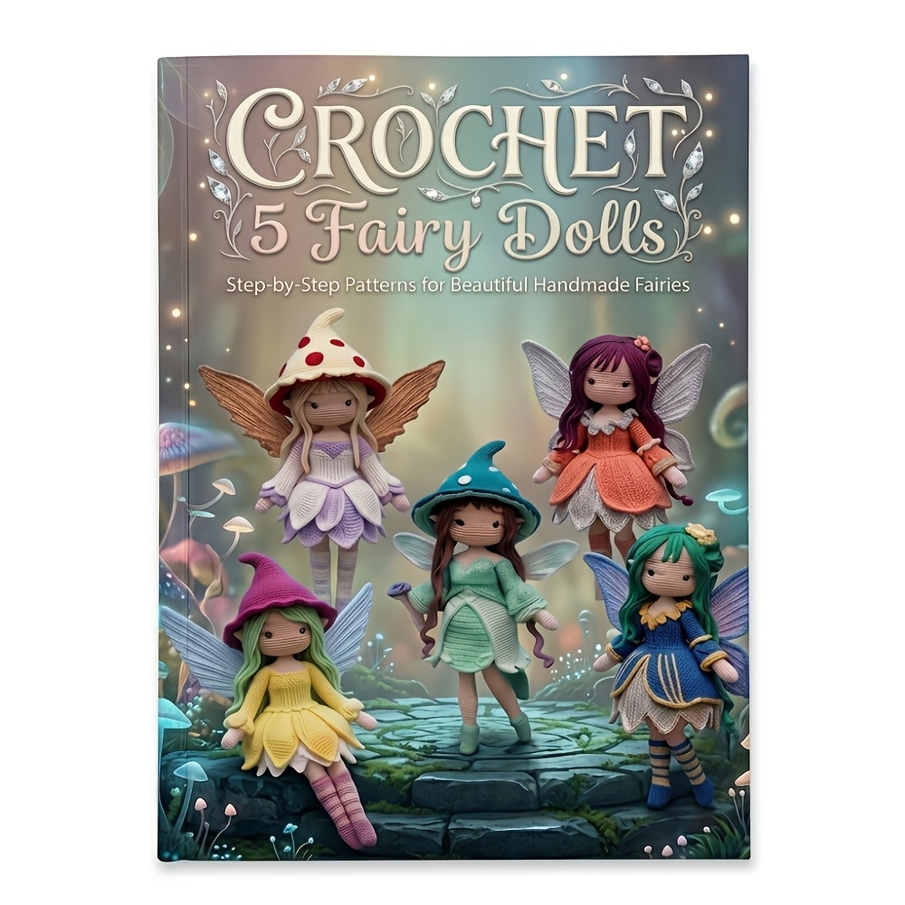 TEMU 5 Modèles de au Crochet pour Créer des Exquises Faites à , Incluant des Instructions Détailées Étape par Étape, un Tutoriel Rapide de Crochet