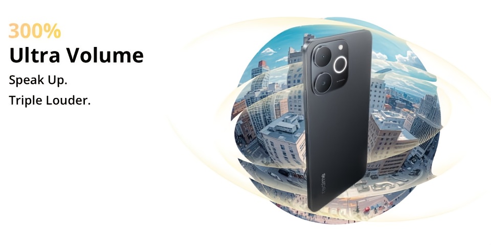 Отключен мобилен телефон Realme Note 70T с опции 4+64GB, 4+128GB или 4+256GB - Разполага с голяма батерия 6000mAh, 6.7