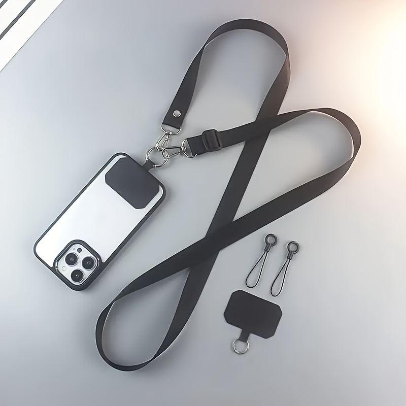 adjustable nylon phone lanyard crossbody strap detachable