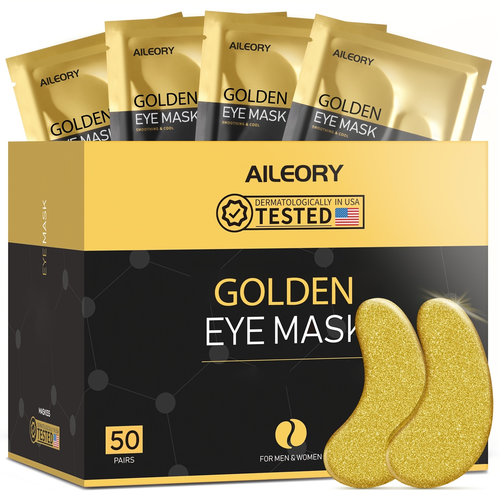TEMU 30/50 Pairs Daily Moisturizing Masks - Contains Collagen, Glycerin And Nourishing Moisturizers, Skin Moisturized, Provides Long-lasting