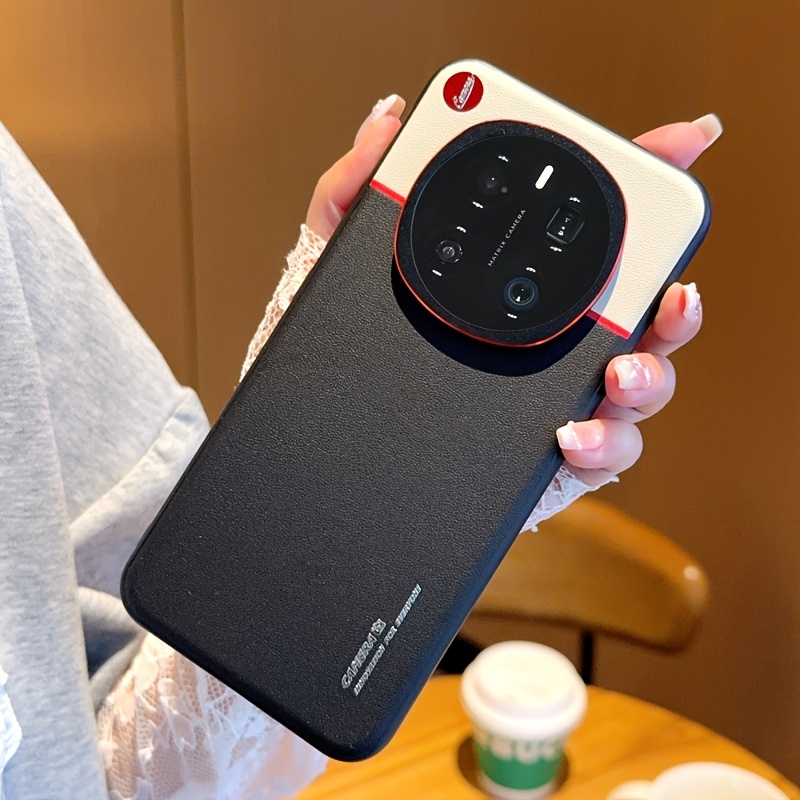 TEMU Phone Case - Compatible With /magic7pro, This Phone Case Features A Unique Splicing Design. Made From High-quality Pu Leather, Resistant To