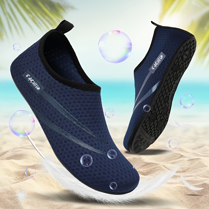 TEMU Scarpe da acqua da ad asciugatura rapida, adatte per attivit� in spiaggia, sabbia, yoga, piscine, snorkeling, pesca, , suola in gomma. Scarpe m.