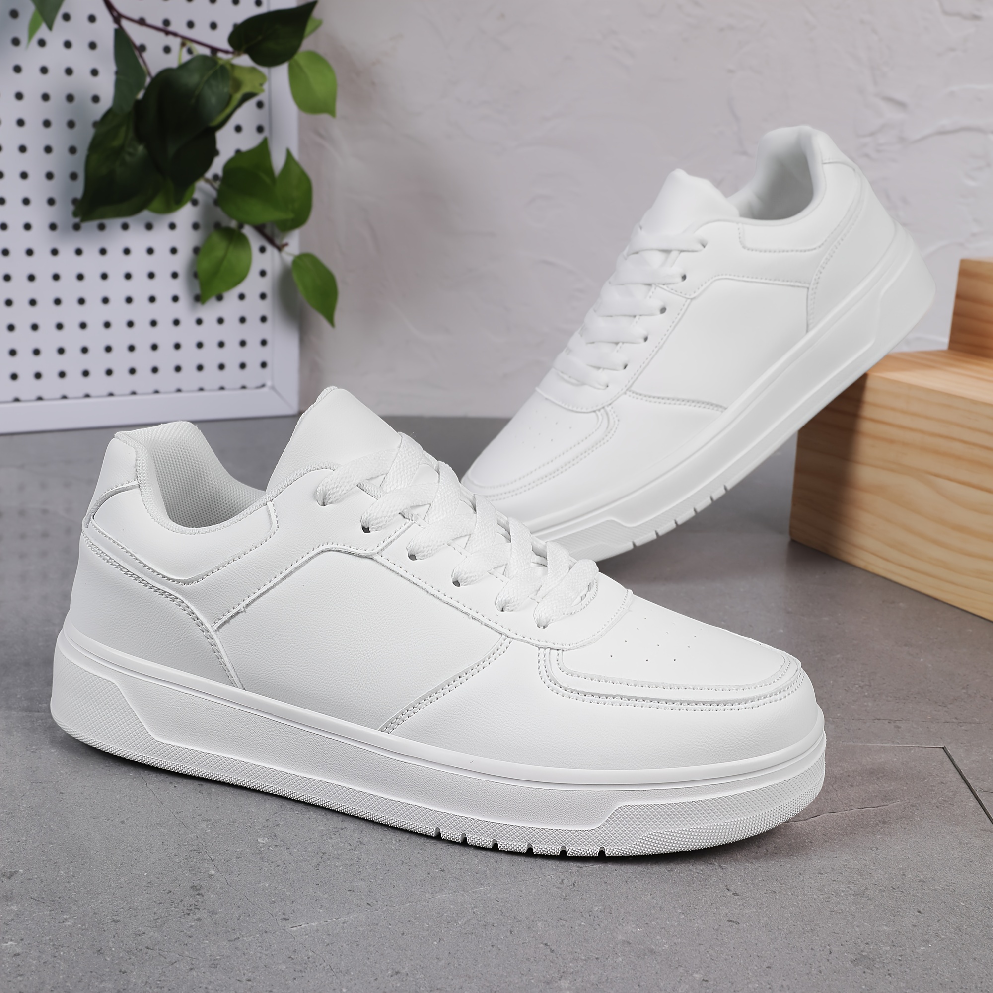 

Women's Fashion Sneakers 2024 New Lightweight Casual All-season Low-top Round Toe Lace-up Solid Color Shoes With Fabric Insole And Md Sole - Quanzhou-origin Hand Washable