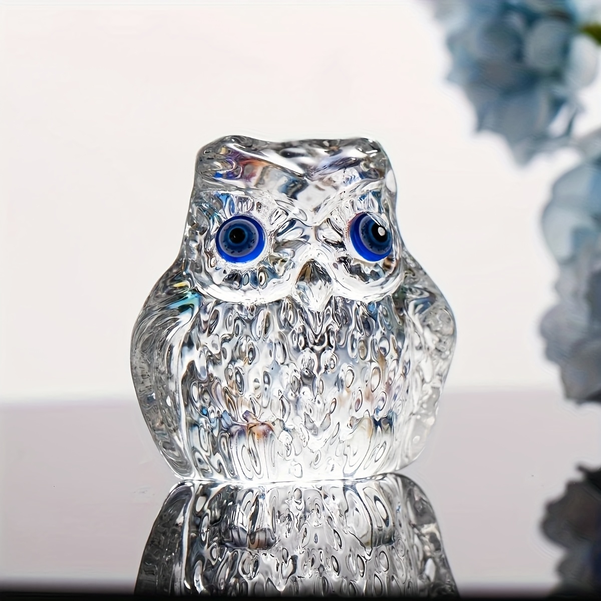 TEMU A Crystal Owl Ornament, Suitable For Home Decor, Room Decoration, Small Decorative Items For Rooms, Living Room Decor, Bedroom Ornaments, And