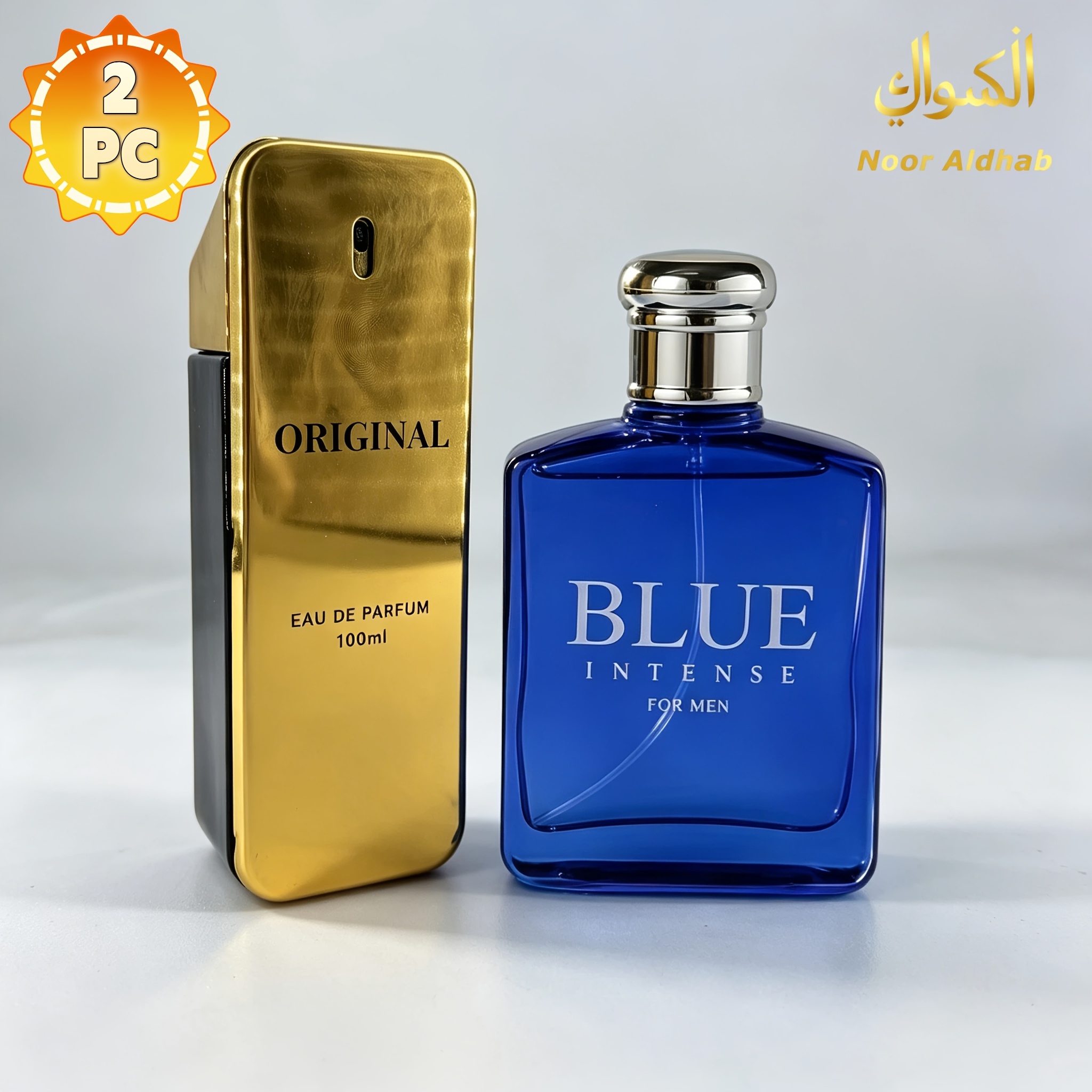 2pcs Set, Luxury Middle Eastern Eau De Parfum In ., Rich, And Long-lasting Scent For Workplace, Dates, Business Occasions, And Holiday Gifts