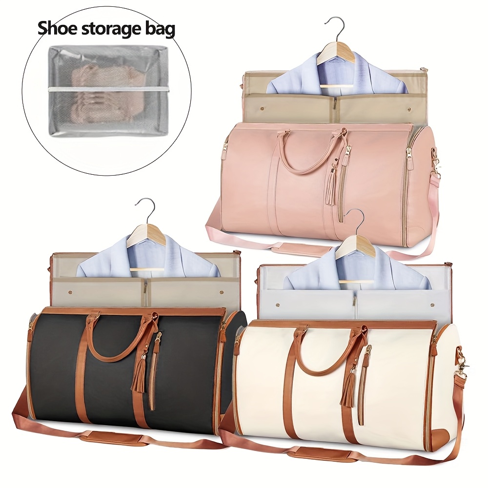 foldable womens travel garment bag 2 3 carry - Temu