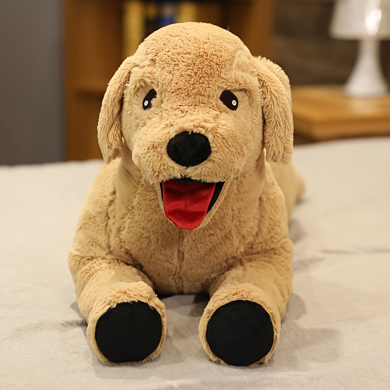 Jumbo Labrador Plush Toy Soft Cuddly Stuffed Dog Pillow Temu