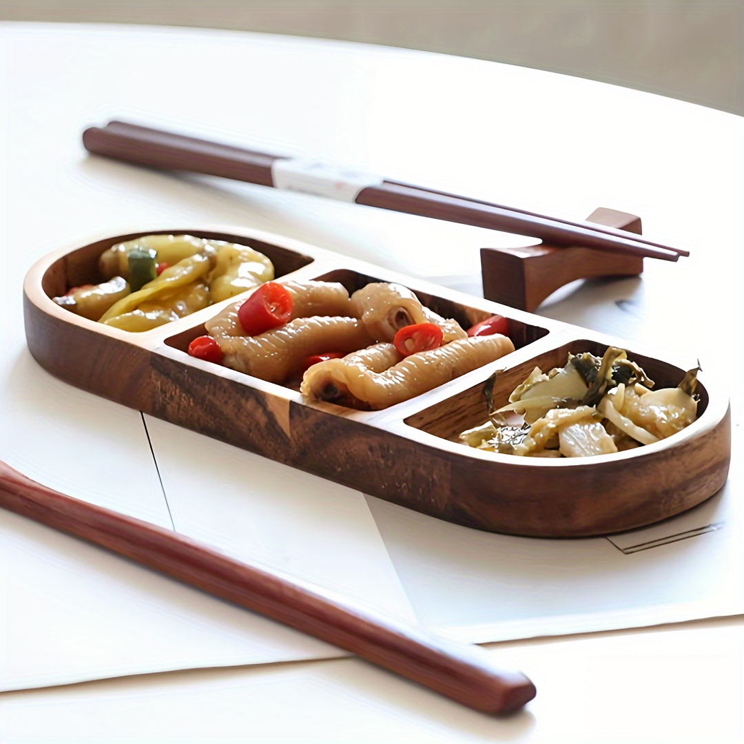 half set of bamboo wooden tray   breakfast   or desserts suitable for placing milk coffee sushi cakes snacks and fruits details 5