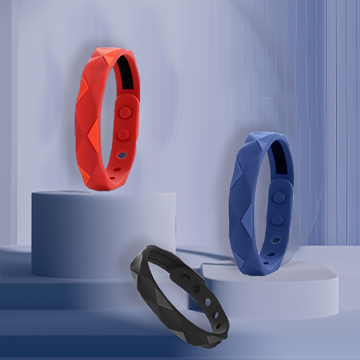 

3pcs Unisex Silicone Bracelet, Adjustable Bracelet, Suitable For Sports And Daily Wear