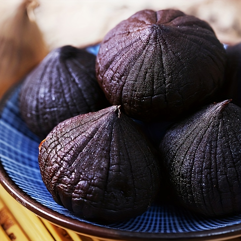 110g Canned Large Granular Black Garlic Single-Headed Ready-to-Eat Healthy Seasoning