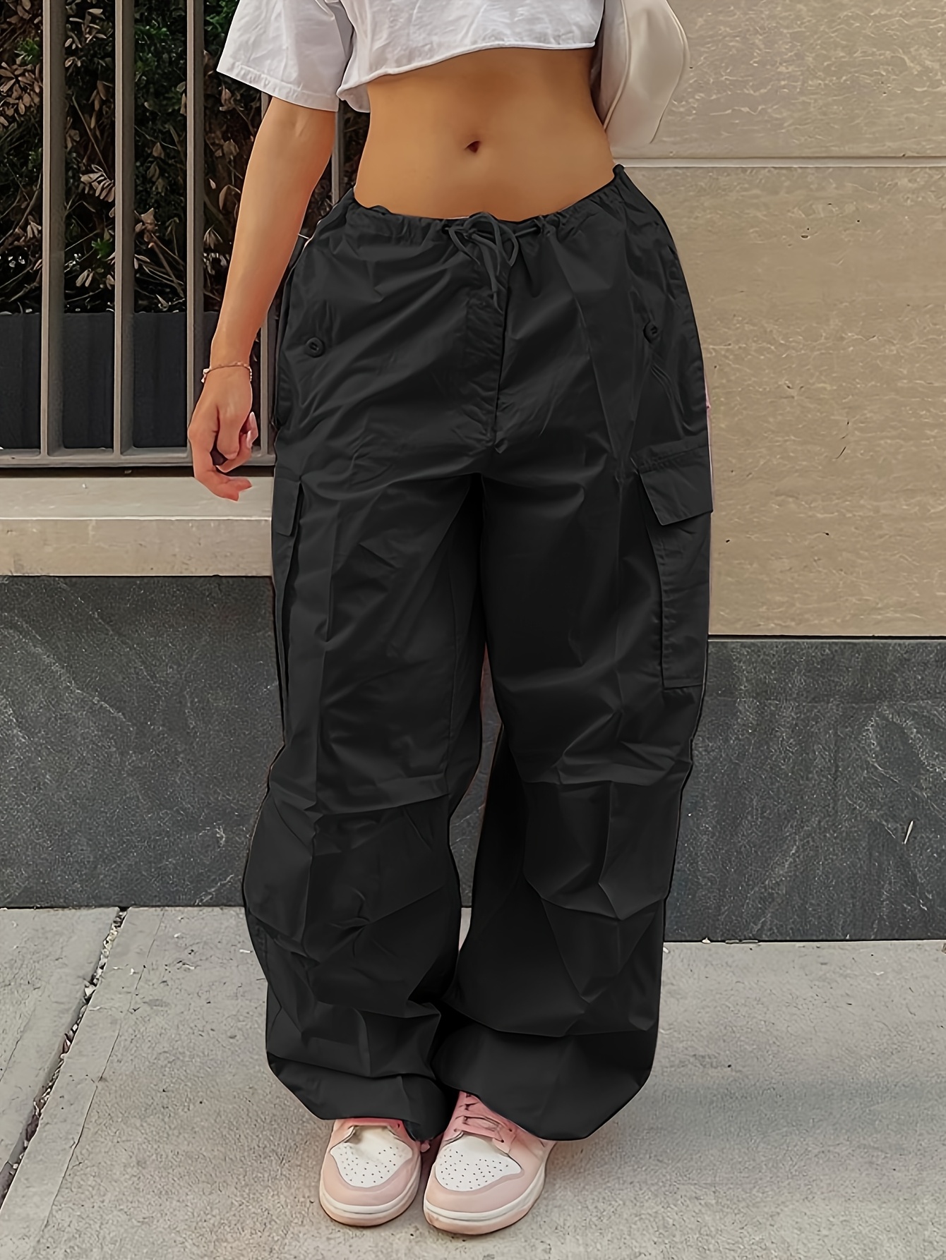 parachute pants women sold on Temu United States