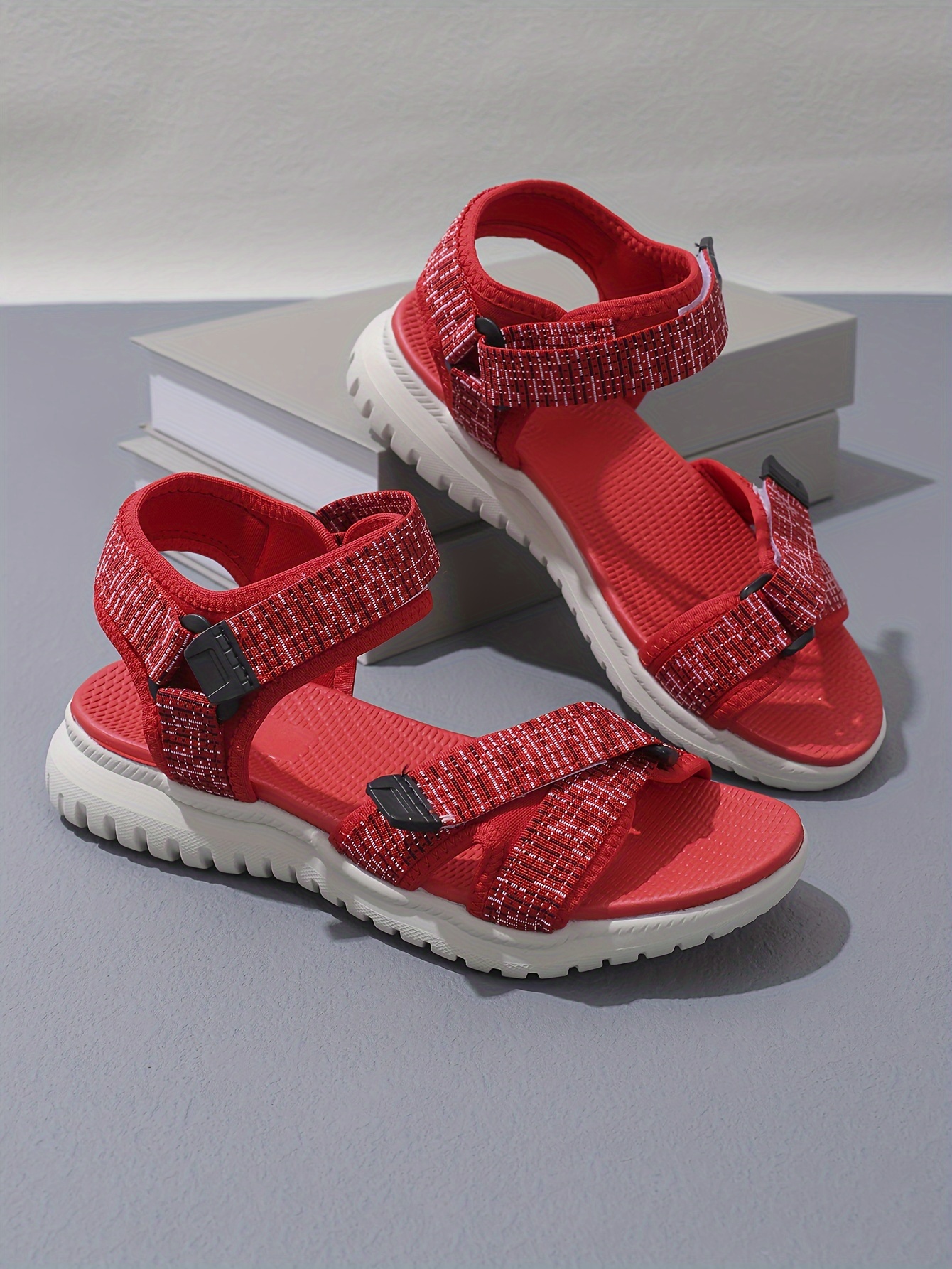 womens summer sports sandals comfortable soft sole with adjustable   walking shoes lightweight platform casual footwear Product details 14