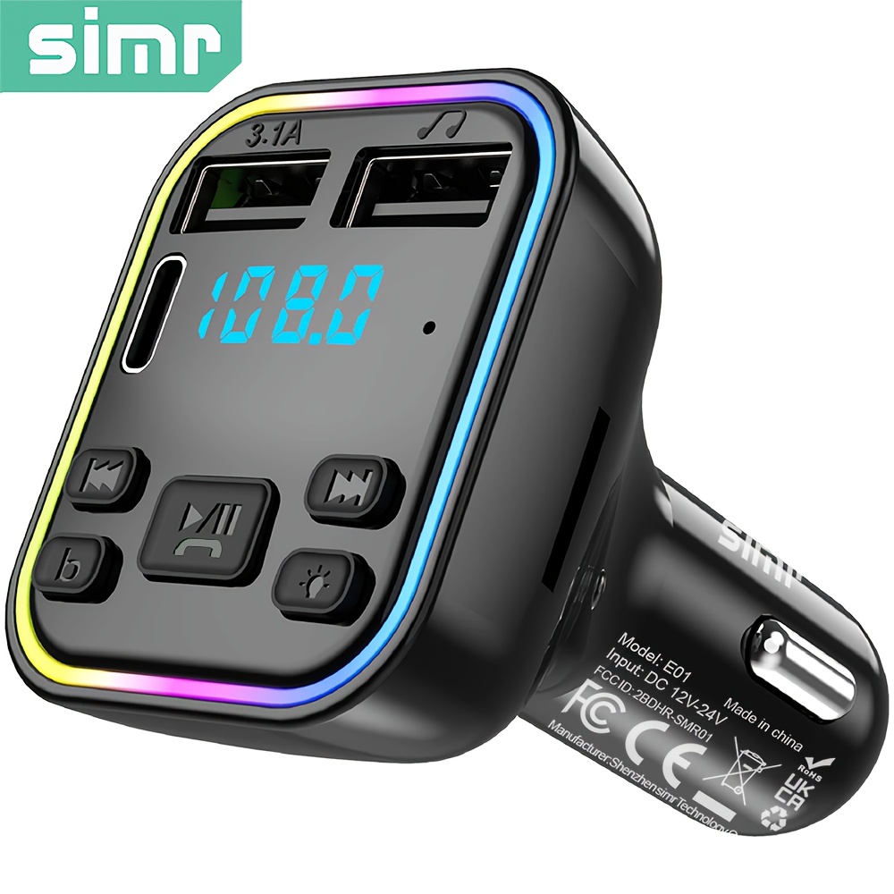 Wireless FM transmitter black