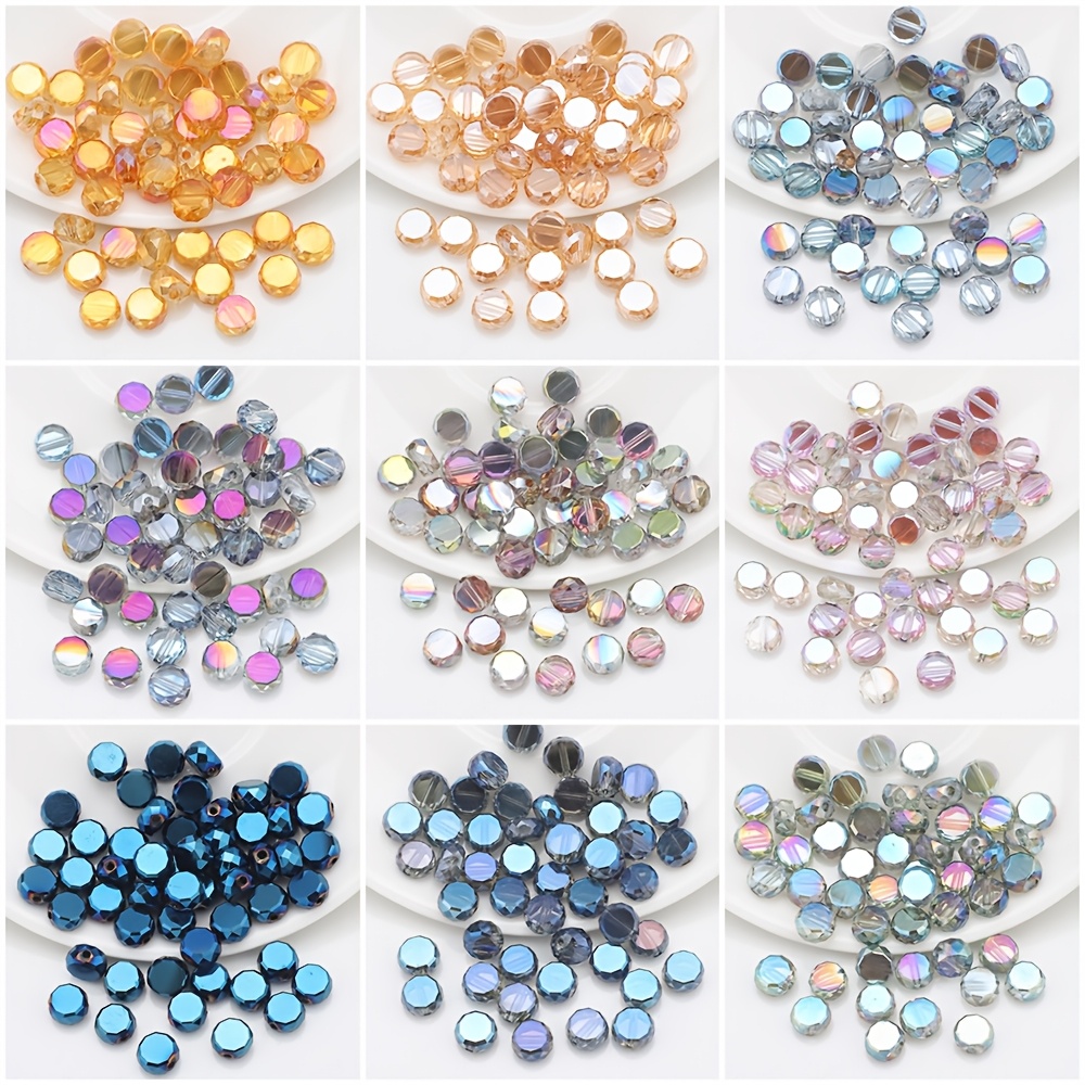 

150pcs 8mm Round Set For Making - Assorted , For Bracelets & Accessories