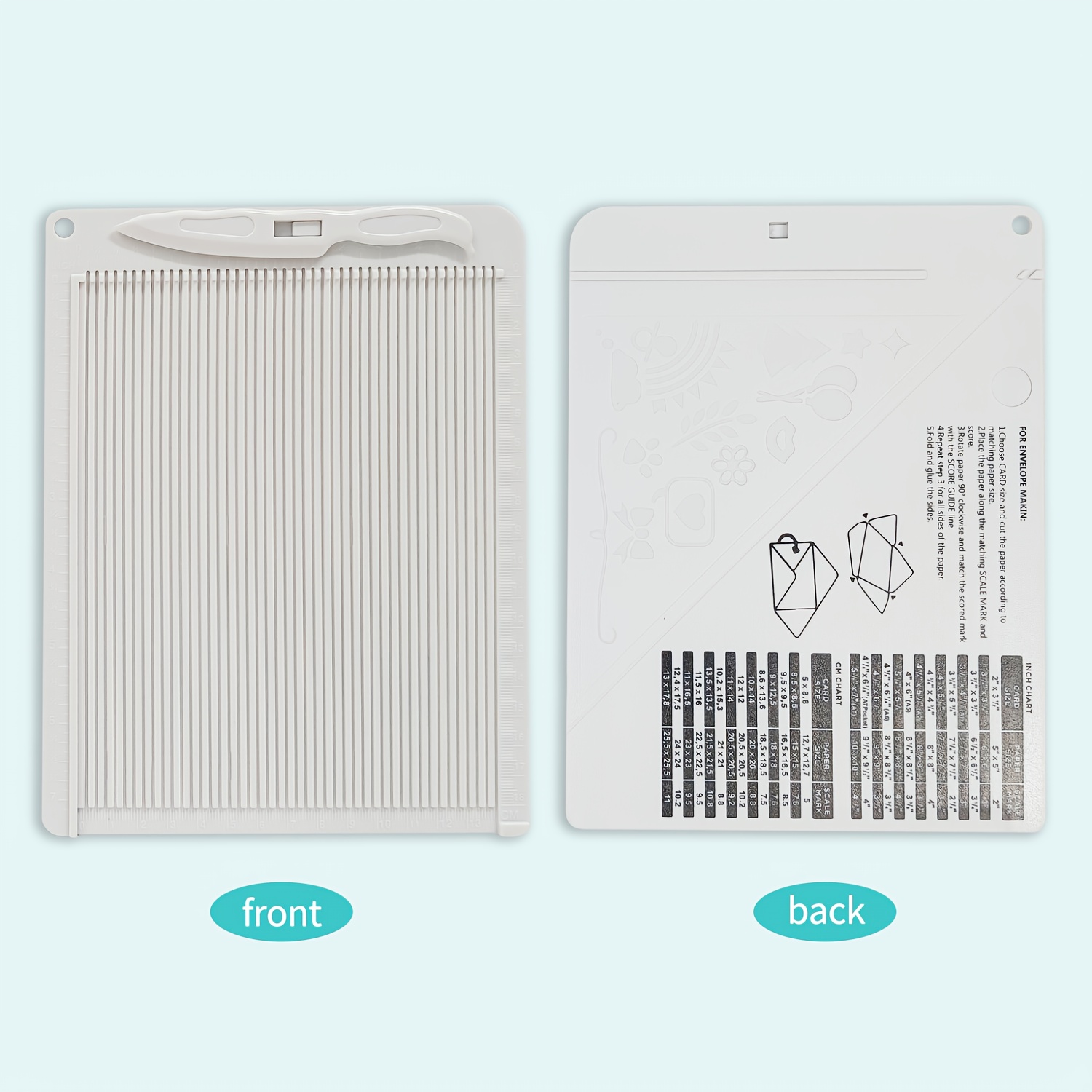 TEMU Double-sided Printing Template, Engraving Machine Tools, Origami Creasing Tools, Hand Tools