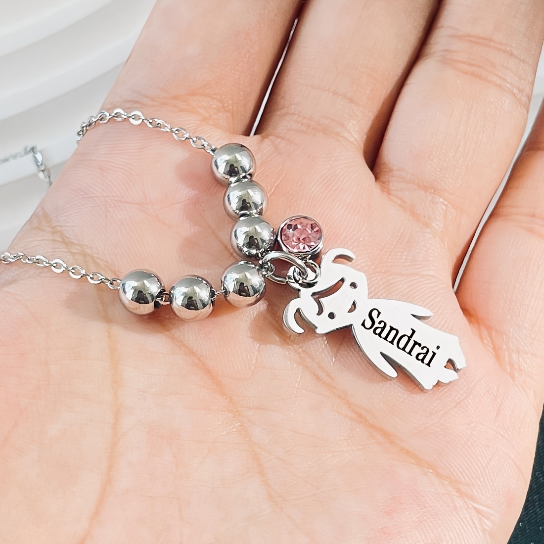 Personalized Engraved Name Necklace for Women