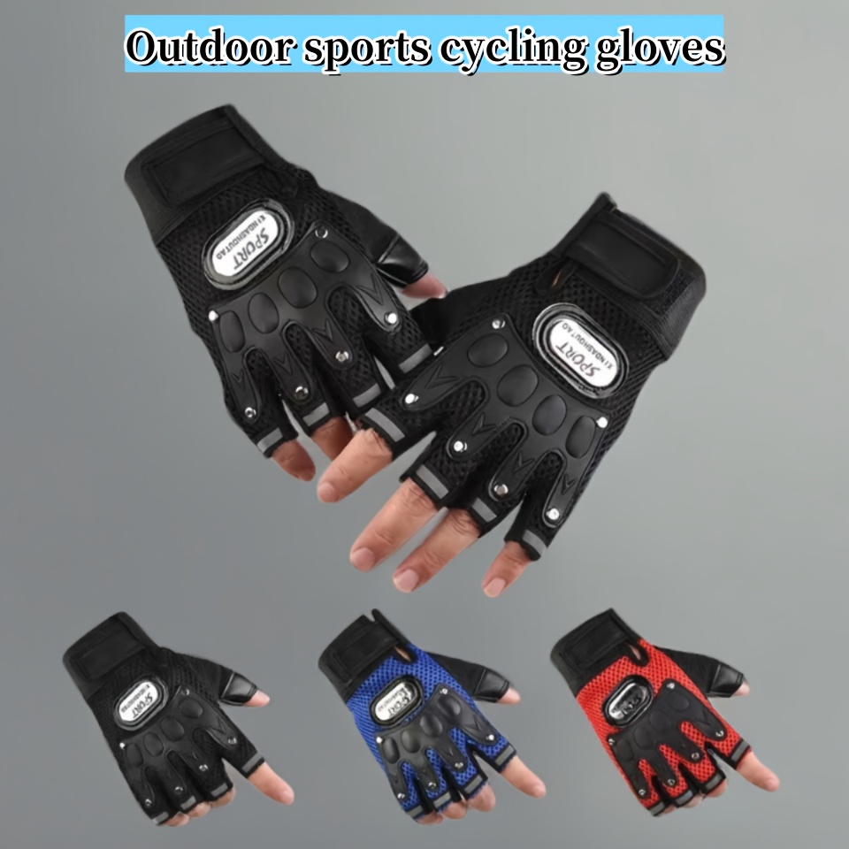 

Half- Gloves For - , - Cycling & Gloves In //red