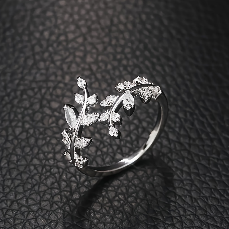TEMU Anello da donna e di tendenza a forma di , anello da donna elegante e affascinante, accessorio anello da donna