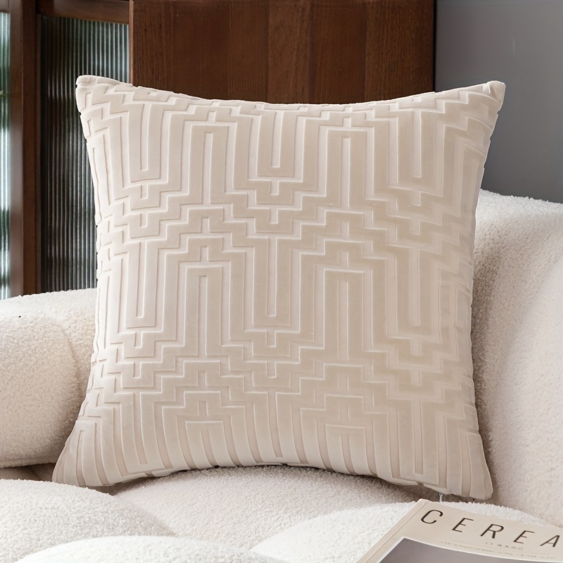 E-shop 1 Stück Dekorative Kissenhülle, 45*/18*18 Zoll, Doppelseitige Geometrische Schnittflor Ultraweiche Kissenbezug, Wohnzimmer Sofa Dekorative