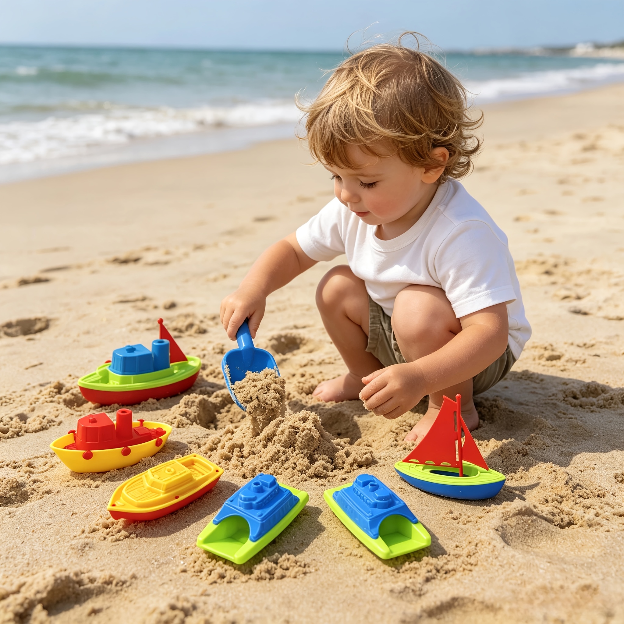 Fishing Boat Shaped Toy for Water Play