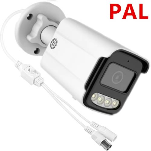 3led 1080p 2mp 24h cctv surveillance ahd camera 1080p luminous outdoor lighting full plastics housing 4 in 1 ahd cvi tvi 2 8mm fixed lens camera pal power adapter not included