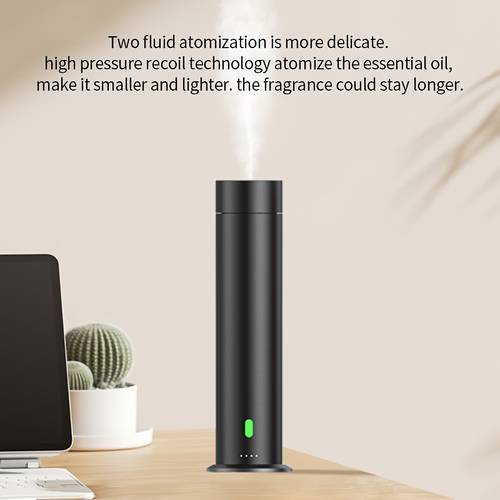 máquina de terapia , difusor de , máquina de plateada y negra, difusor de cilíndrico, para hoteles, oficinas, dormitorios y otras habitaciones, tipo usb