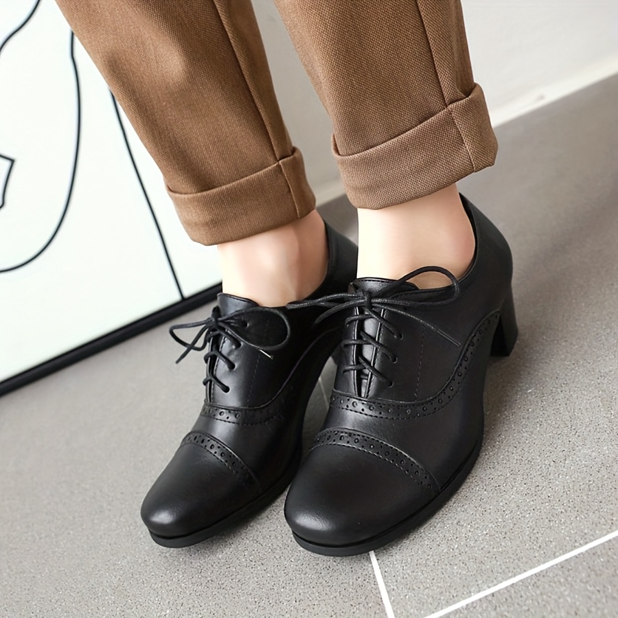 Vintage Brown Wingtip Oxfords Top View