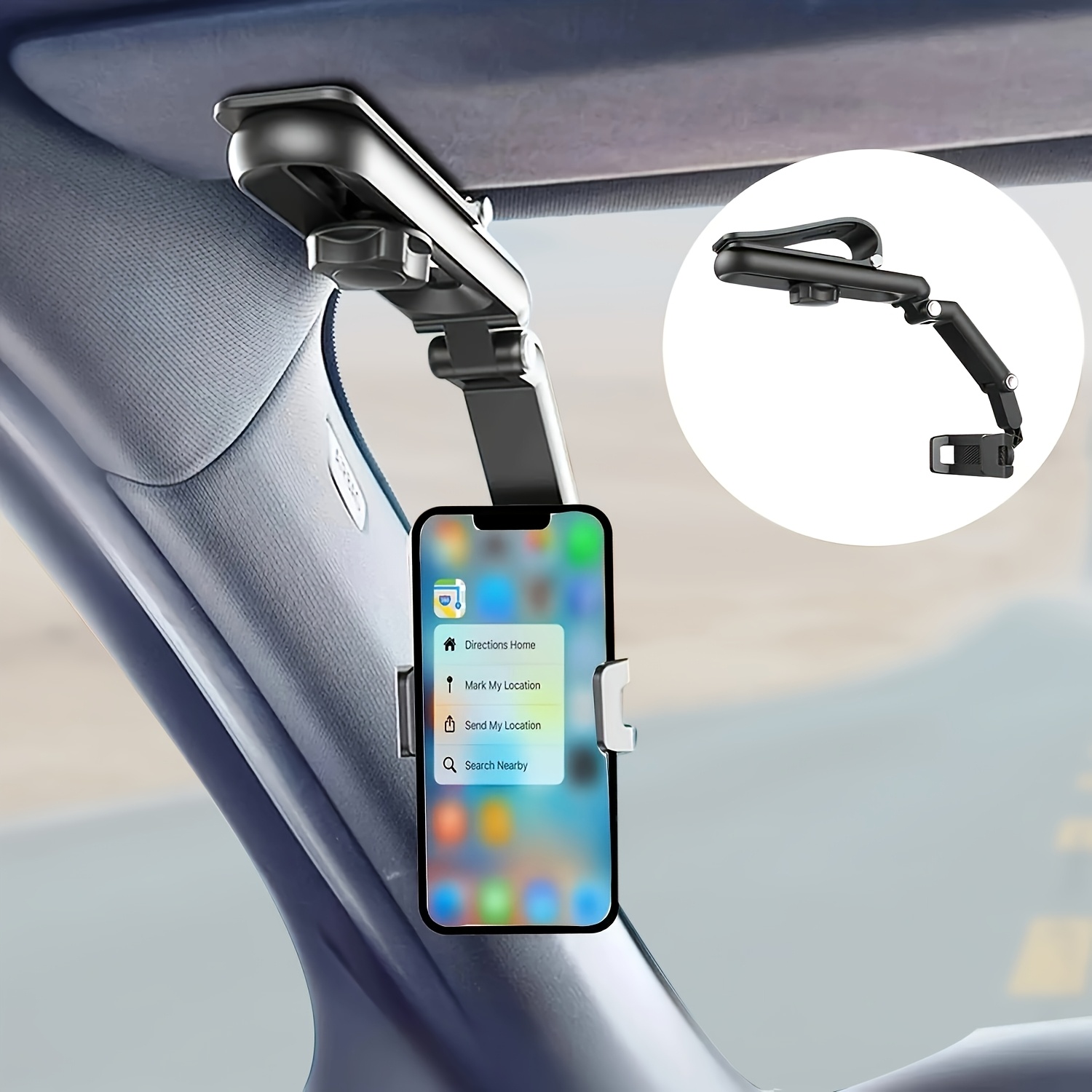 

Car Sun Visor Mobile Phone Holder, , Abs Material, Car Mobile Phone Holder