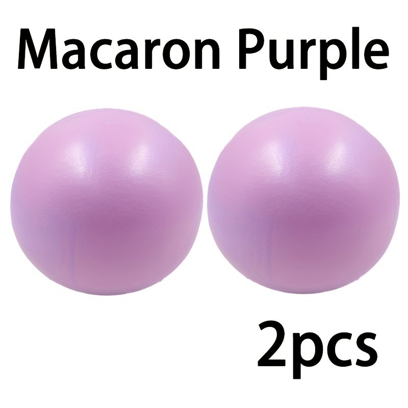 TEMU 2pcs Lingpeng 25cm/9.84in Yoga Balls - High Quality Non-slip Exercise Balls For Home Gym, Workouts, Durable Indoor Fitness Training Equipment