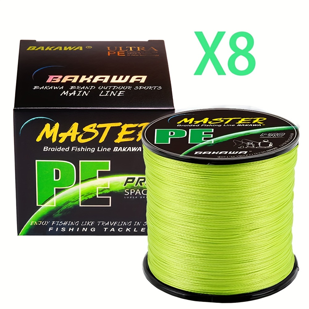 Image of Bakawa 300m Pe Braided Fishing Line - Ultra-strong, Smooth Casting & For Saltwater And Freshwater Angling