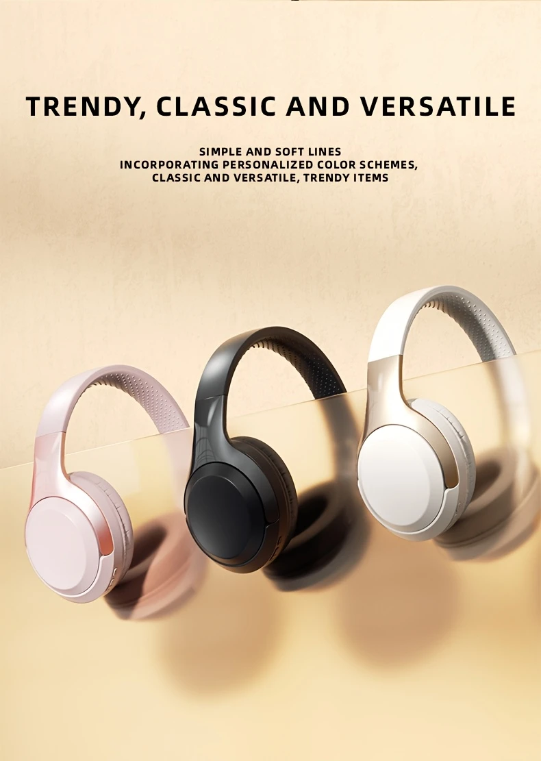 wireless wireless headphones active noise cancelling hifi foldable lightweight design fit with over ear mic for home office long lasting playtime usb c fast charge closed back styl details 11