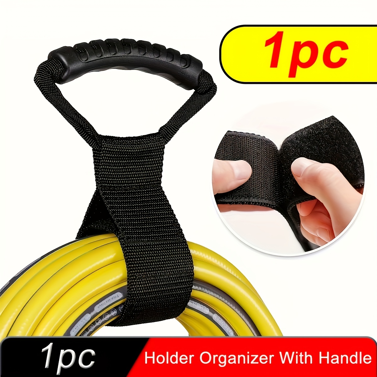 

10/6/3/1pc Extension Cord Holder Organizer With Handle, Storage Straps, Heavy-duty Extension Cord Carrying Strap, Hanger, , For Garden Hose Storage And Garage Organization, Pool, Boat, Rv, And Cables