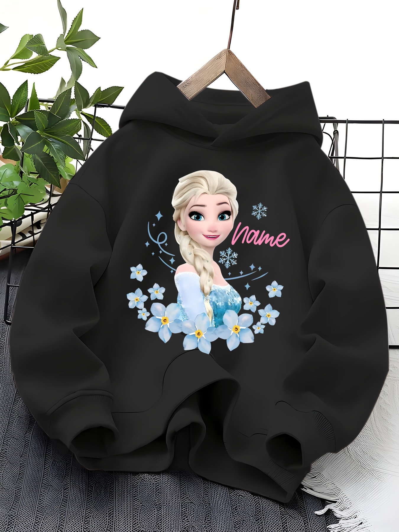 pull décontracté à capuche filles imprimé princesse Temu Canada