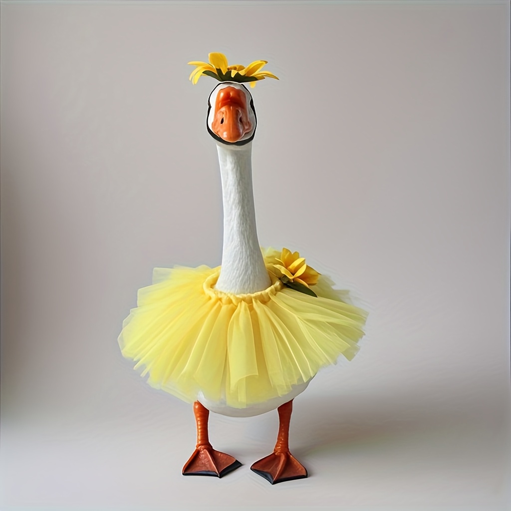 2x Gans-Outfit-Sets Für Gartenfiguren – Sommer & 4. Juli Motive – Für Ca. 58 Cm Gänse, Wetterfest, Bunt